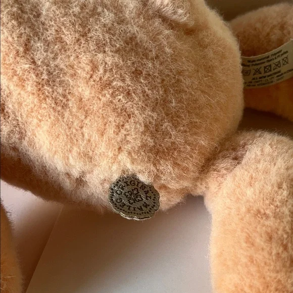 Maileg Original Adorable Plush Bunny Toy - light sherbet orange - Picture 5 of 6